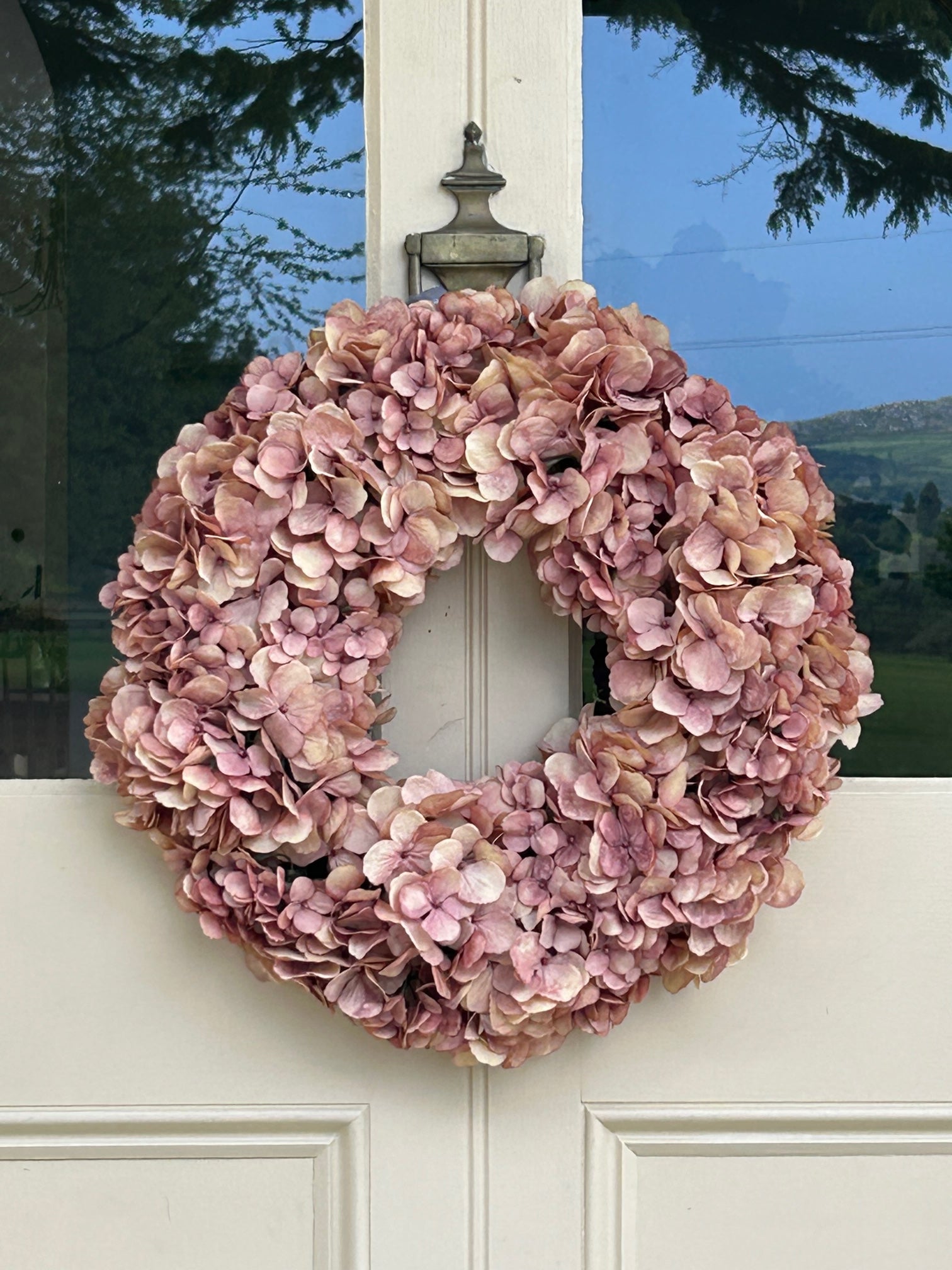 Image of Everlasting Hydrangea Wreath