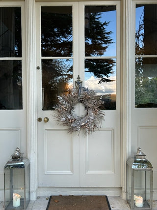 Glistening Sparkle Wreath 65cm- Everlasting