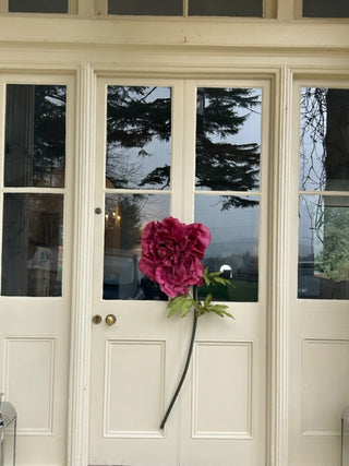 Large 'Beauty & the Beast' style Peony Rose (a wreath alternative)- 128cm tall