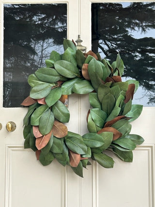 Sumptuous Magnolia Leaf Wreath- 80cm